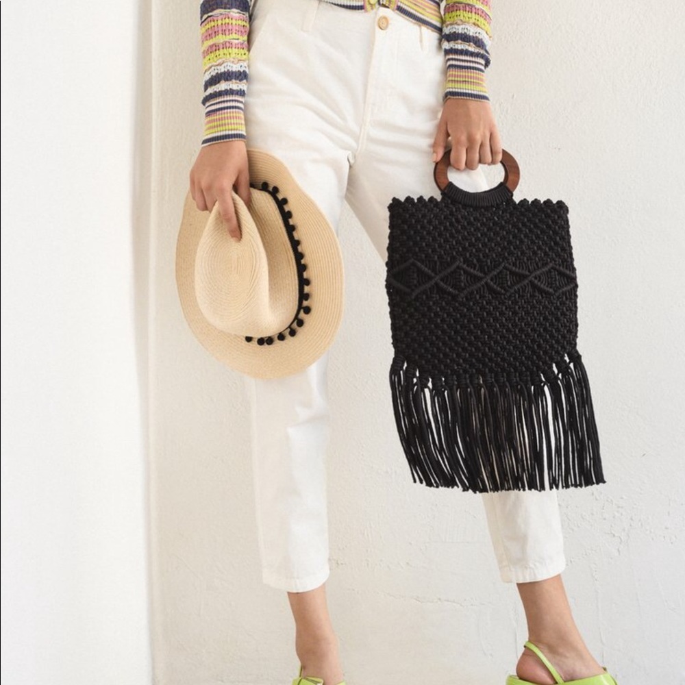 Danielle Nicole Macrame Handbag